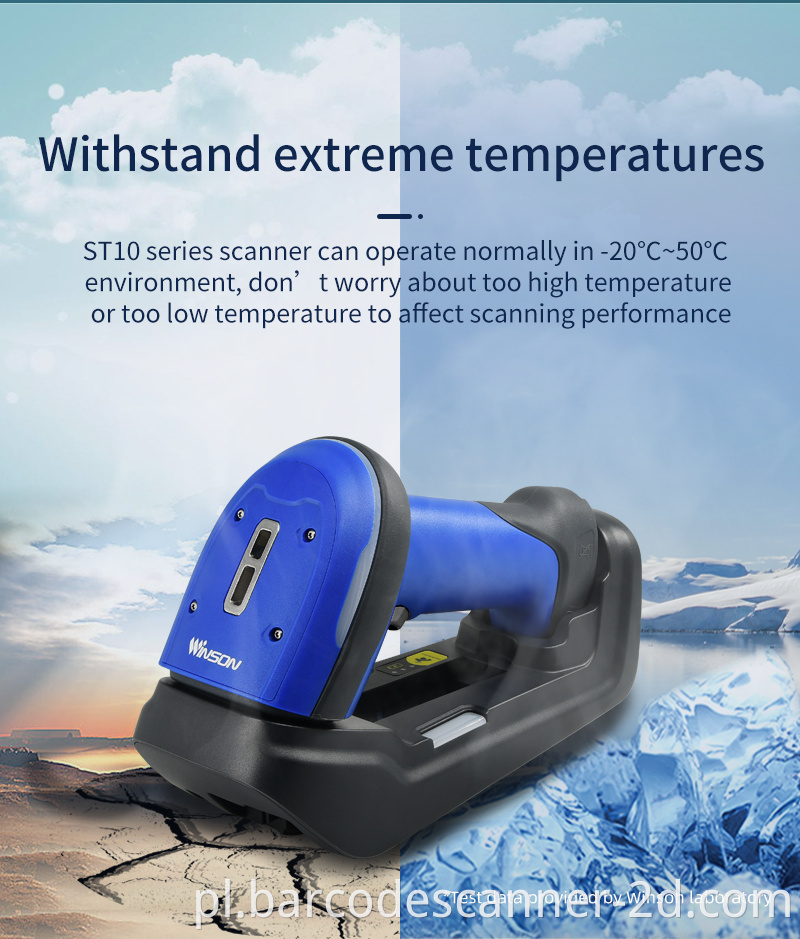 Winson ST10-71FA-BTU Ultra-Rugged Scanner Scanner Producencje skanera kodów kreskowych przemysłowych